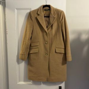 Ralph Lauren Camel Pea Coat